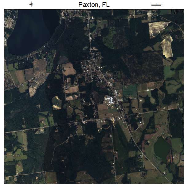 Paxton, FL air photo map