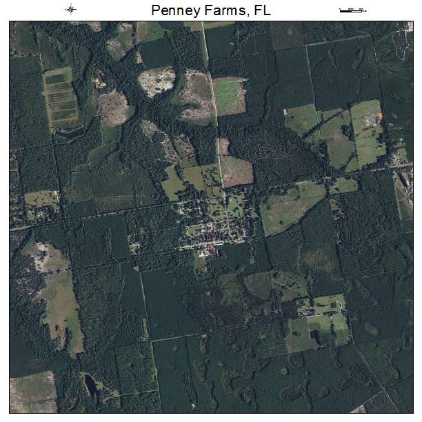 Penney Farms, FL air photo map