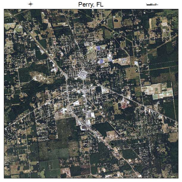 Perry, FL air photo map