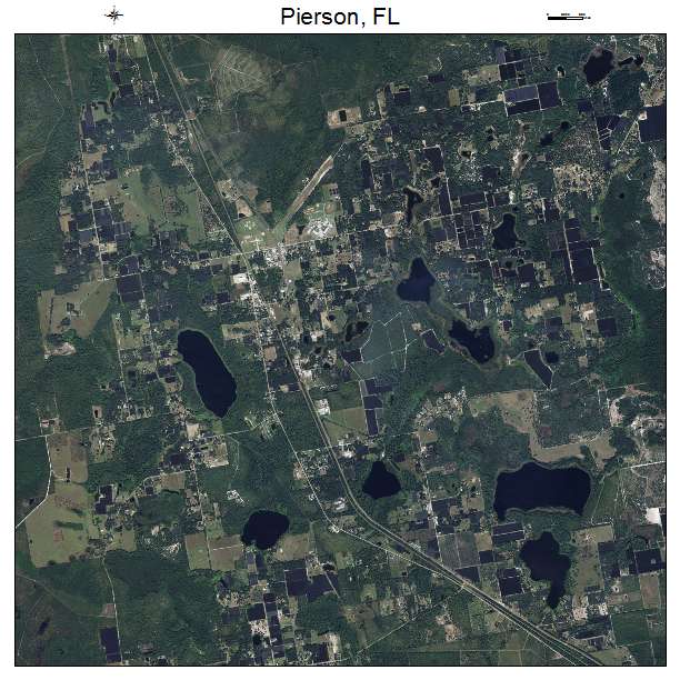 Pierson, FL air photo map