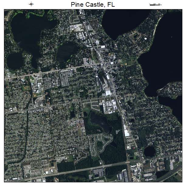 Pine Castle, FL air photo map