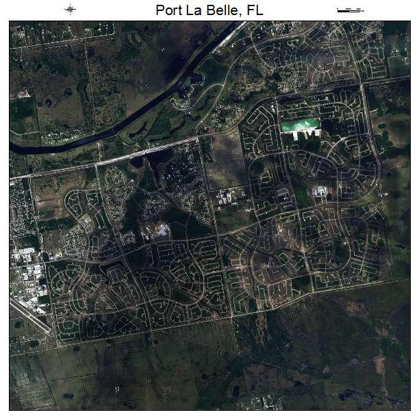 Port La Belle, FL air photo map
