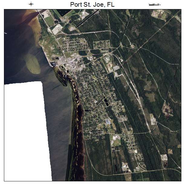 Port St Joe, FL air photo map