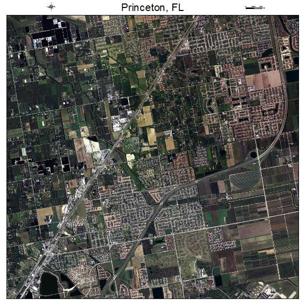Princeton, FL air photo map