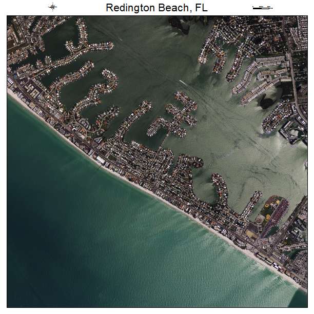 Redington Beach, FL air photo map