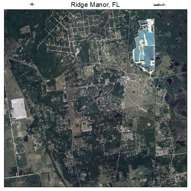 Ridge Manor, FL air photo map