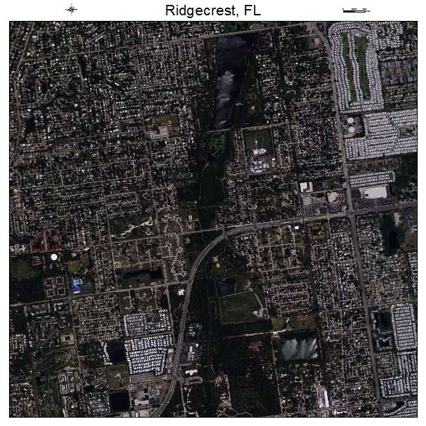 Ridgecrest, FL air photo map