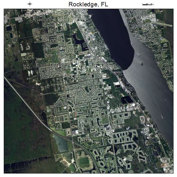 Rockledge, FL air photo map