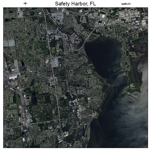 Safety Harbor, FL air photo map