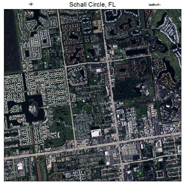 Schall Circle, FL air photo map