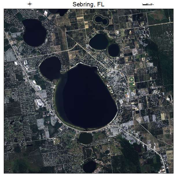 Sebring, FL air photo map