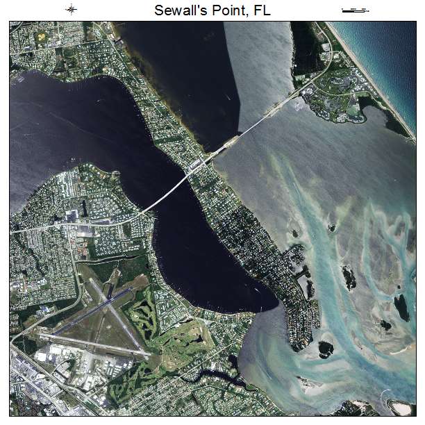 Sewalls Point, FL air photo map