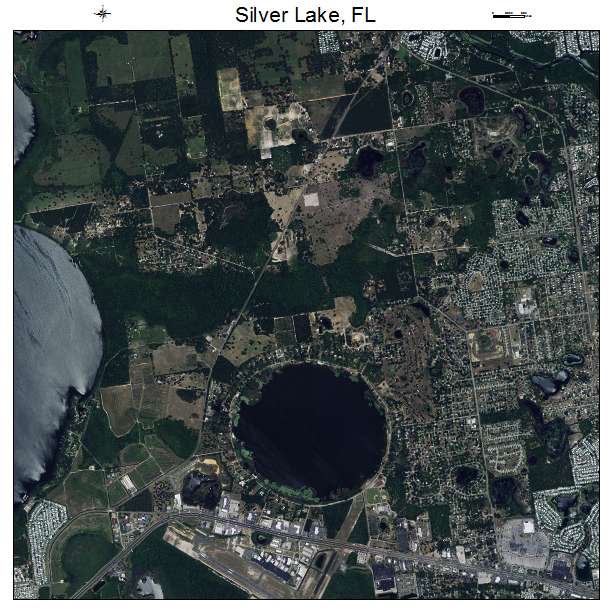 Silver Lake, FL air photo map