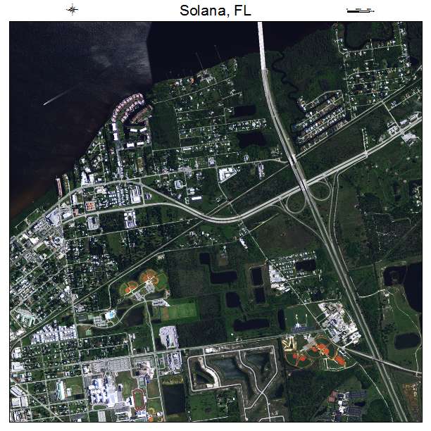 Solana, FL air photo map