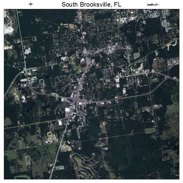 South Brooksville, FL air photo map