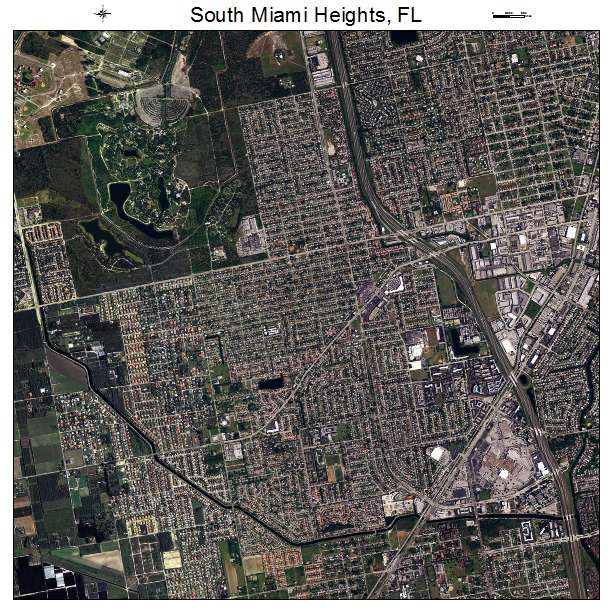 South Miami Heights, FL air photo map