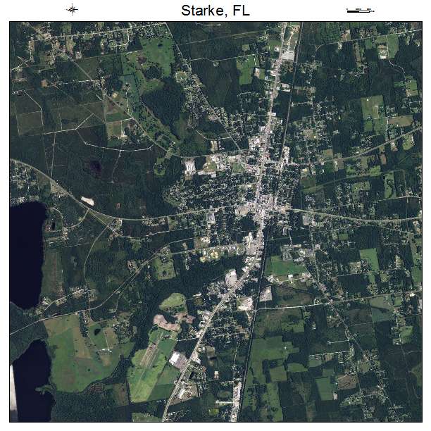 Starke, FL air photo map