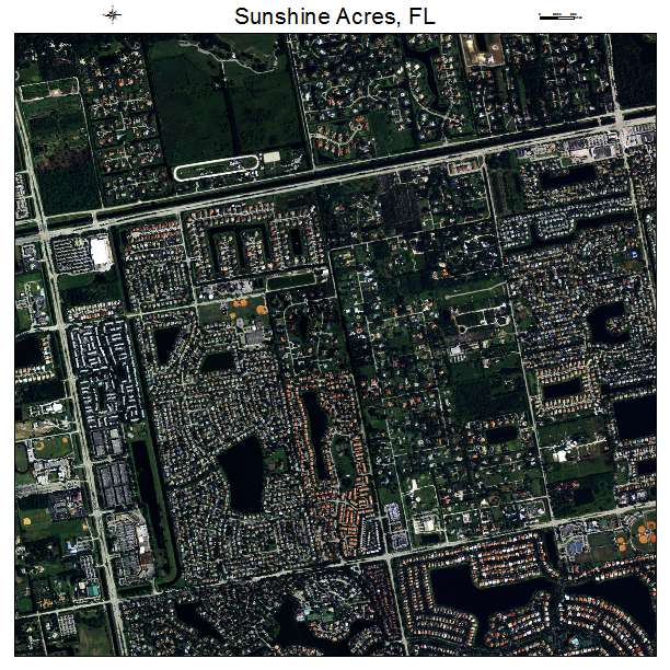 Sunshine Acres, FL air photo map