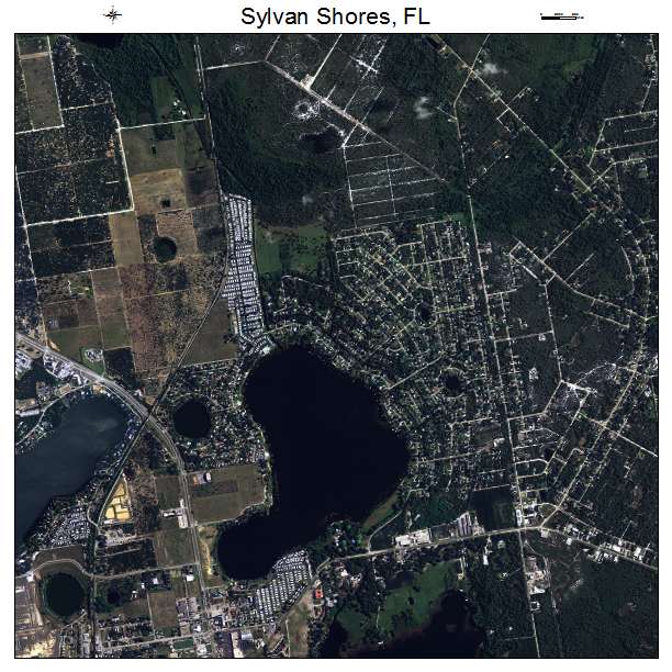 Sylvan Shores, FL air photo map