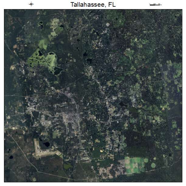 Tallahassee, FL air photo map