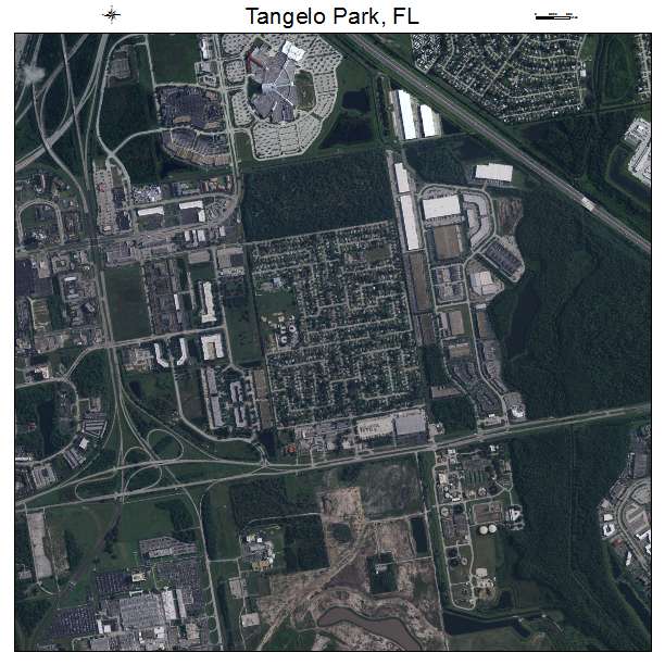 Tangelo Park, FL air photo map