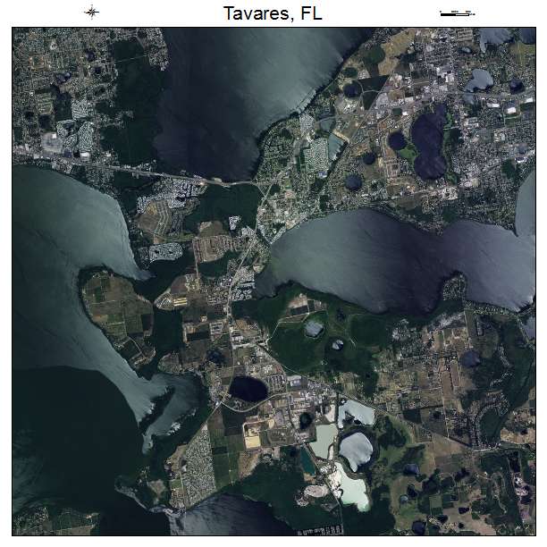 Tavares, FL air photo map