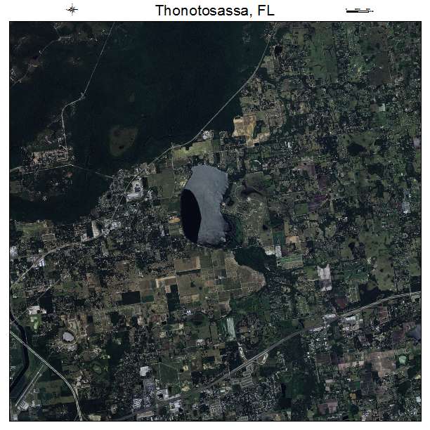 Thonotosassa, FL air photo map