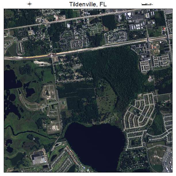 Tildenville, FL air photo map