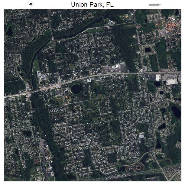 Union Park, FL air photo map