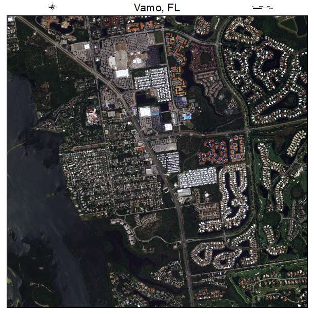 Vamo, FL air photo map