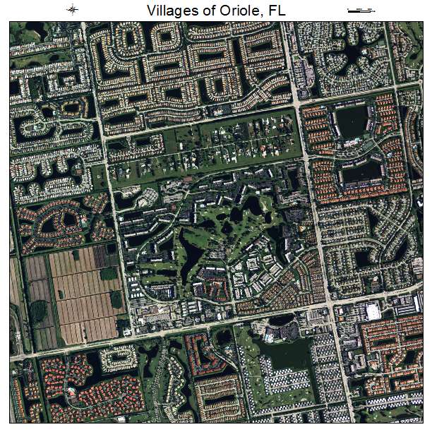 Villages of Oriole, FL air photo map