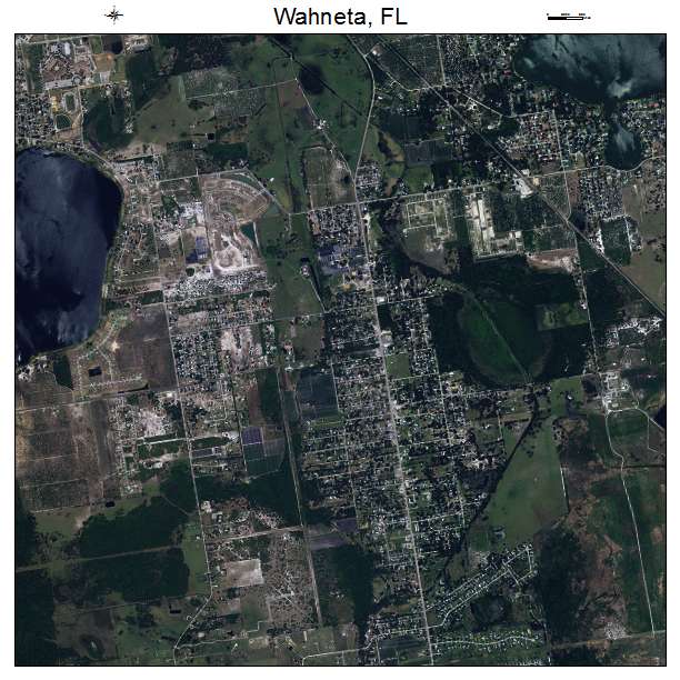 Wahneta, FL air photo map