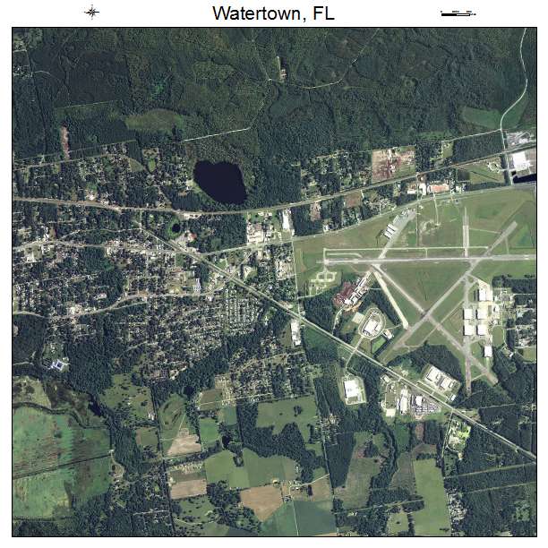 Watertown, FL air photo map