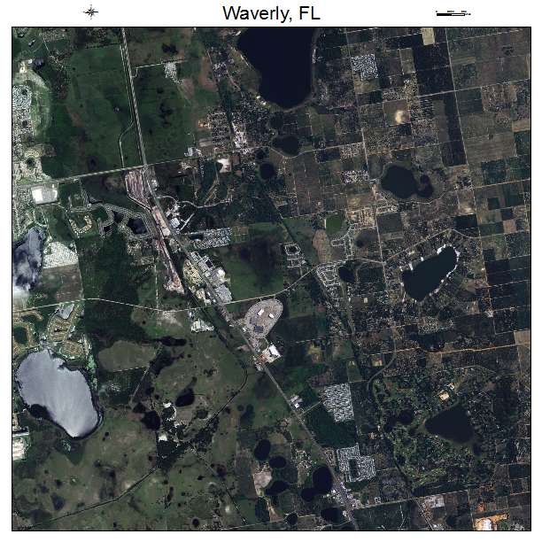 Waverly, FL air photo map