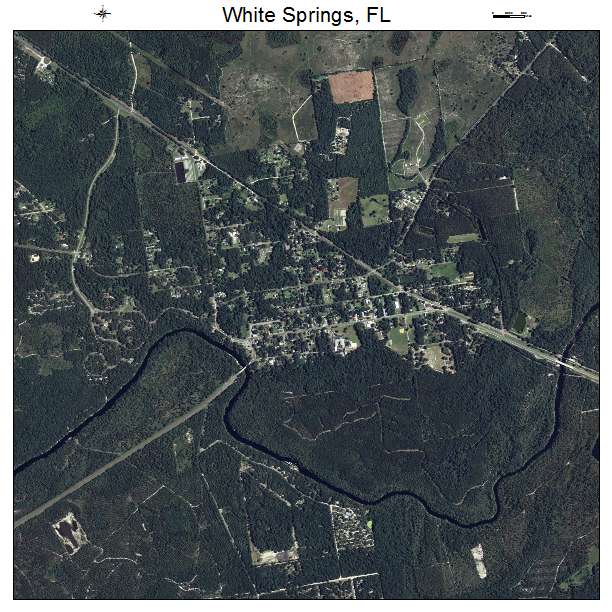 White Springs, FL air photo map
