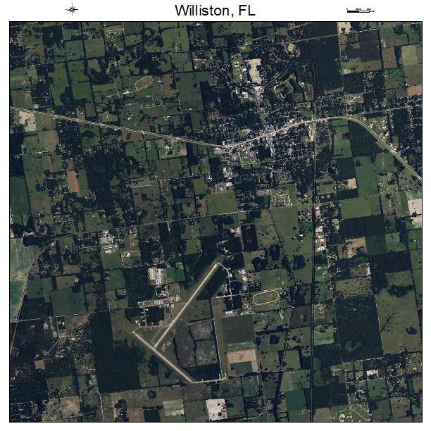 Williston, FL air photo map