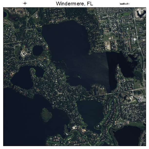 Windermere, FL air photo map