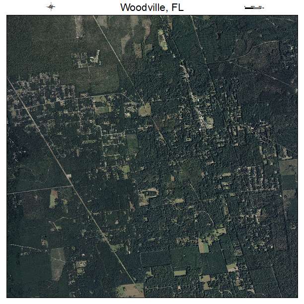 Woodville, FL air photo map