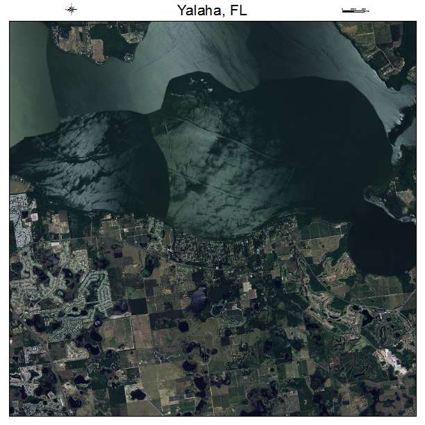 Yalaha, FL air photo map