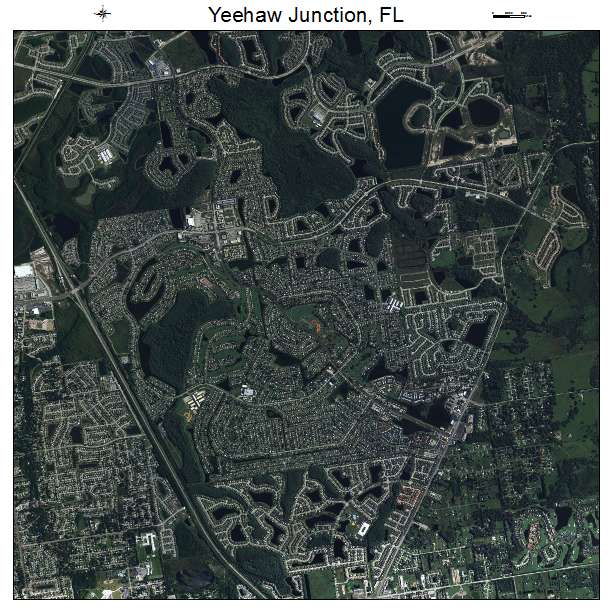 Yeehaw Junction, FL air photo map