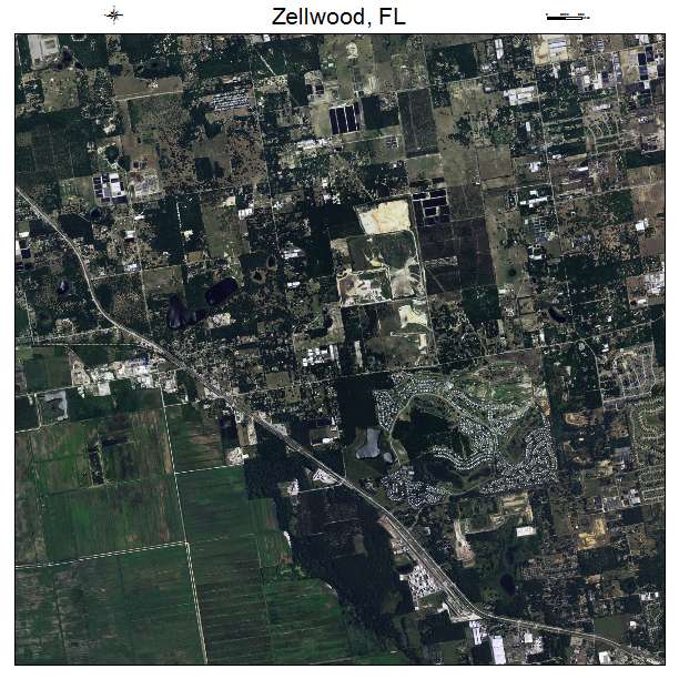Zellwood, FL air photo map