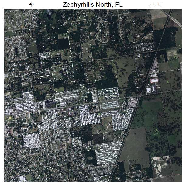 Zephyrhills North, FL air photo map