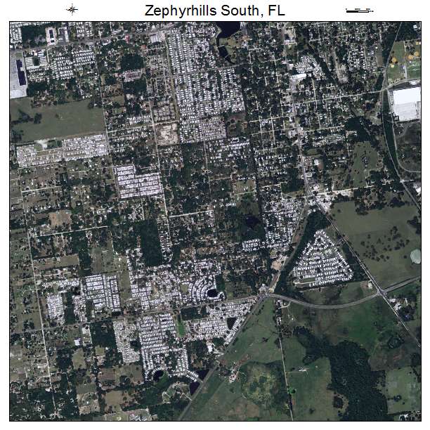 Zephyrhills South, FL air photo map