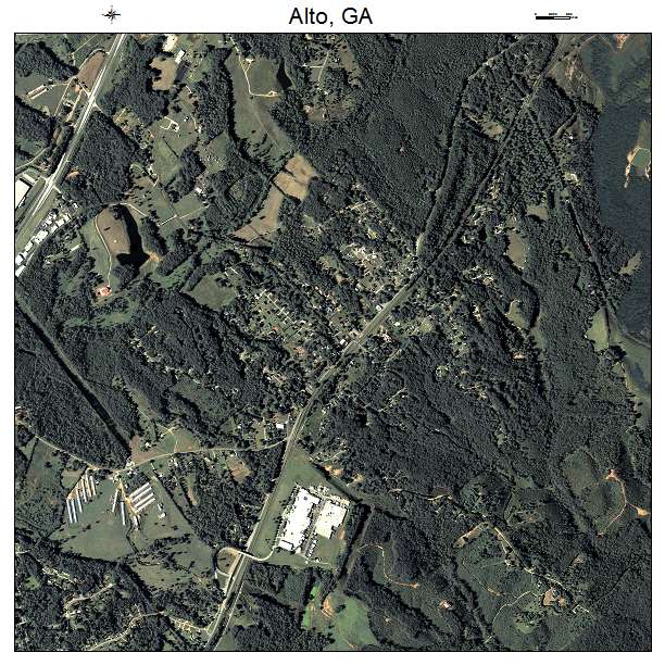 Alto, GA air photo map