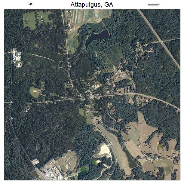 Attapulgus, GA air photo map