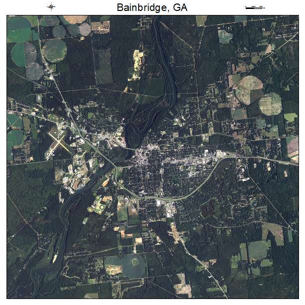 Bainbridge, GA air photo map