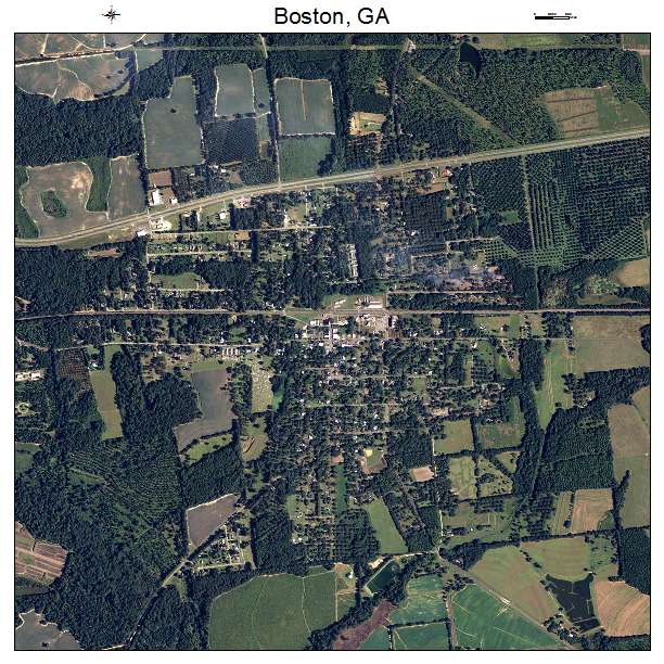 Boston, GA air photo map