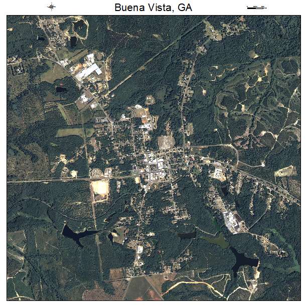 Buena Vista, GA air photo map