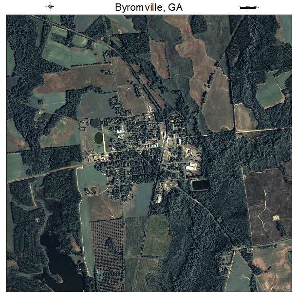 Byromville, GA air photo map