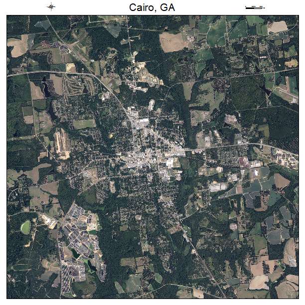 Cairo, GA air photo map